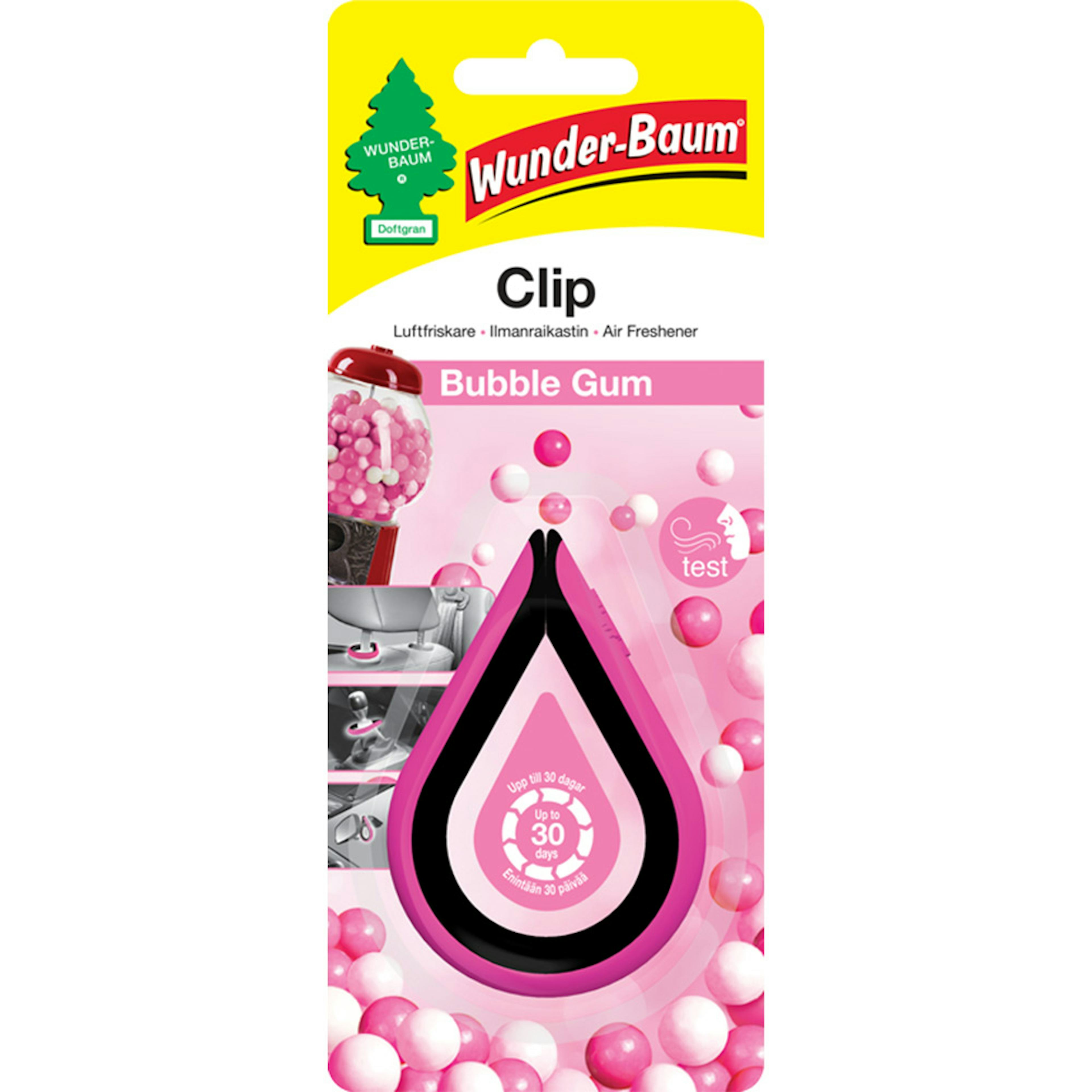Luftfräschare Wunder-Baum Clip Bubble Gum