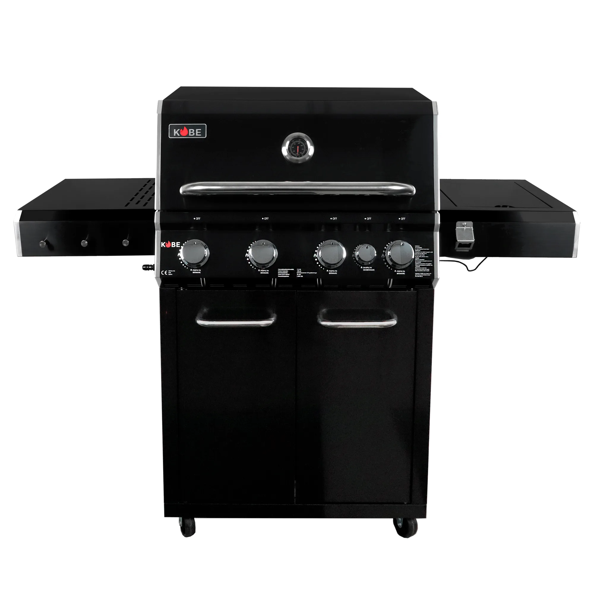 Gasolgrill Kobe Premium 4+1 Svart