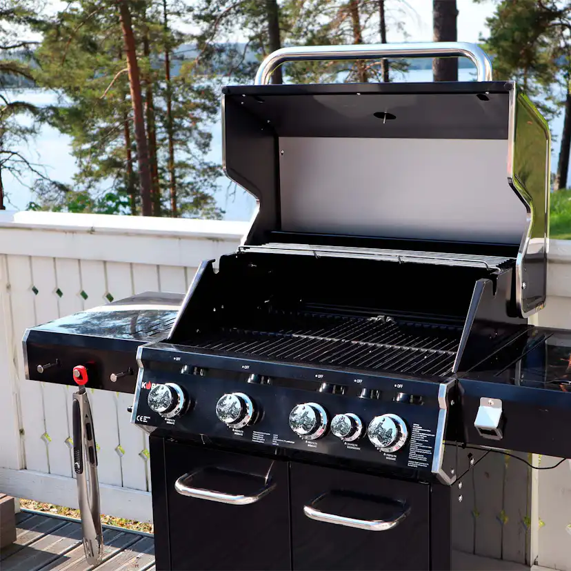 Gasolgrill Kobe Premium 4+1 Svart