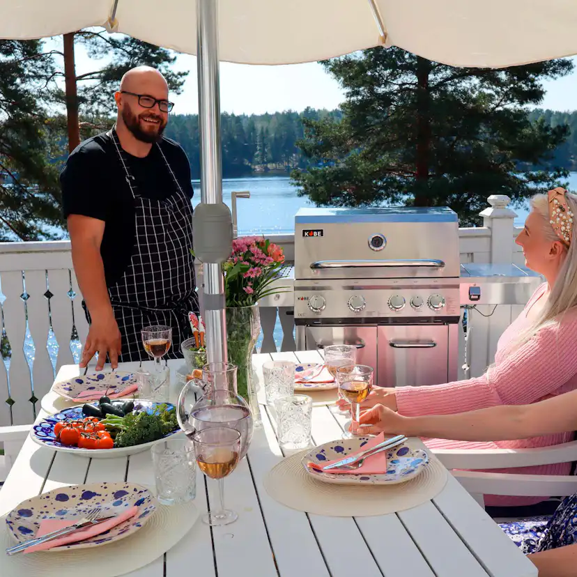 Gasolgrill Kobe Premium 4+1 RST PRE