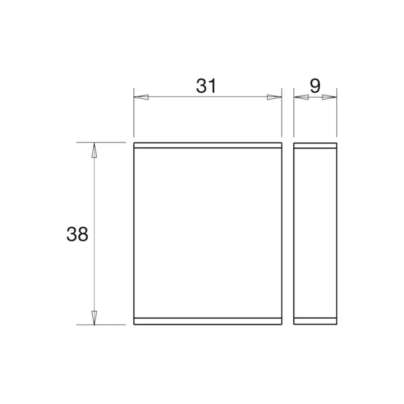 Dimmer Beslag Design Dotti FW 12/24V 36/72W