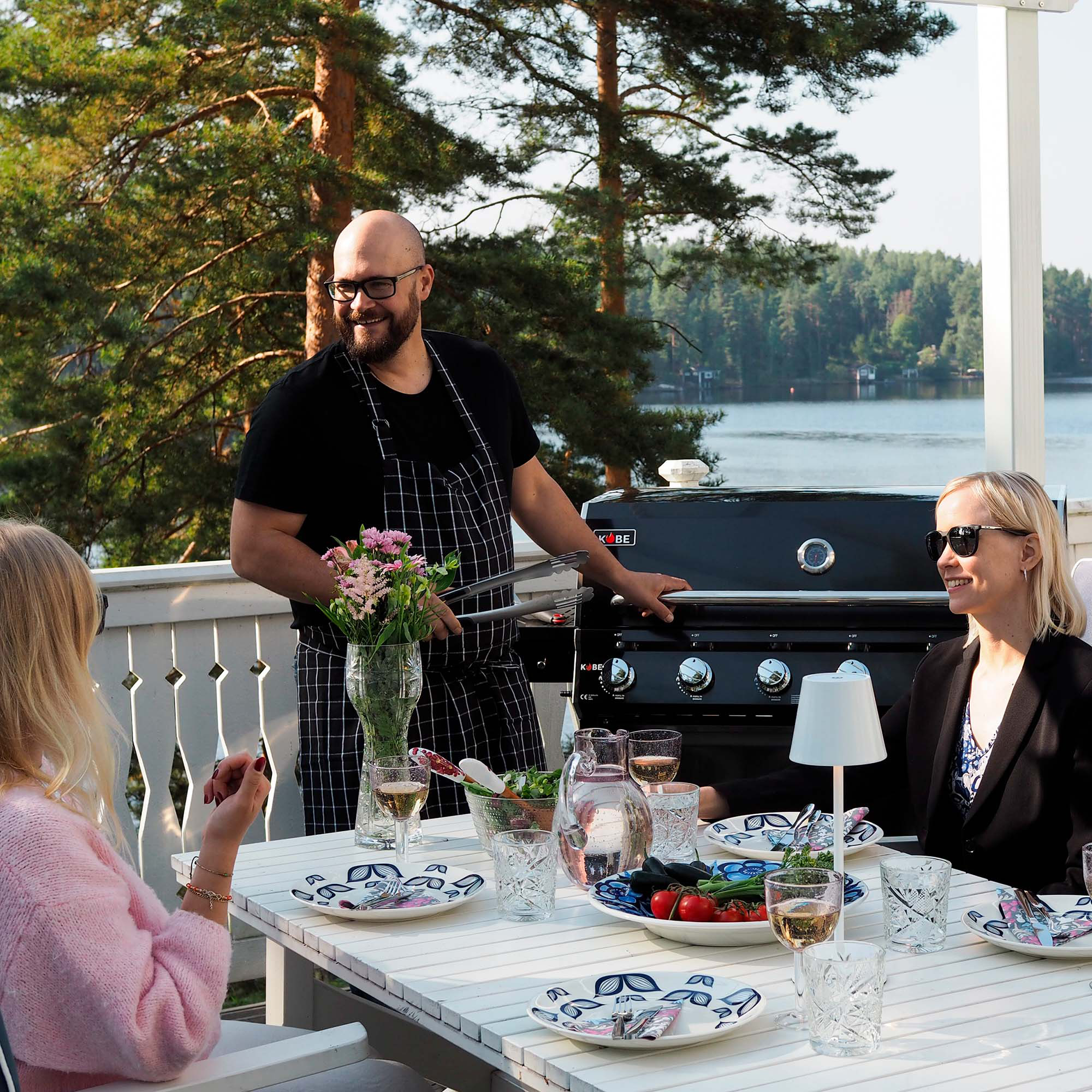 Gasolgrill Kobe Premium 6+1 PRE Svart