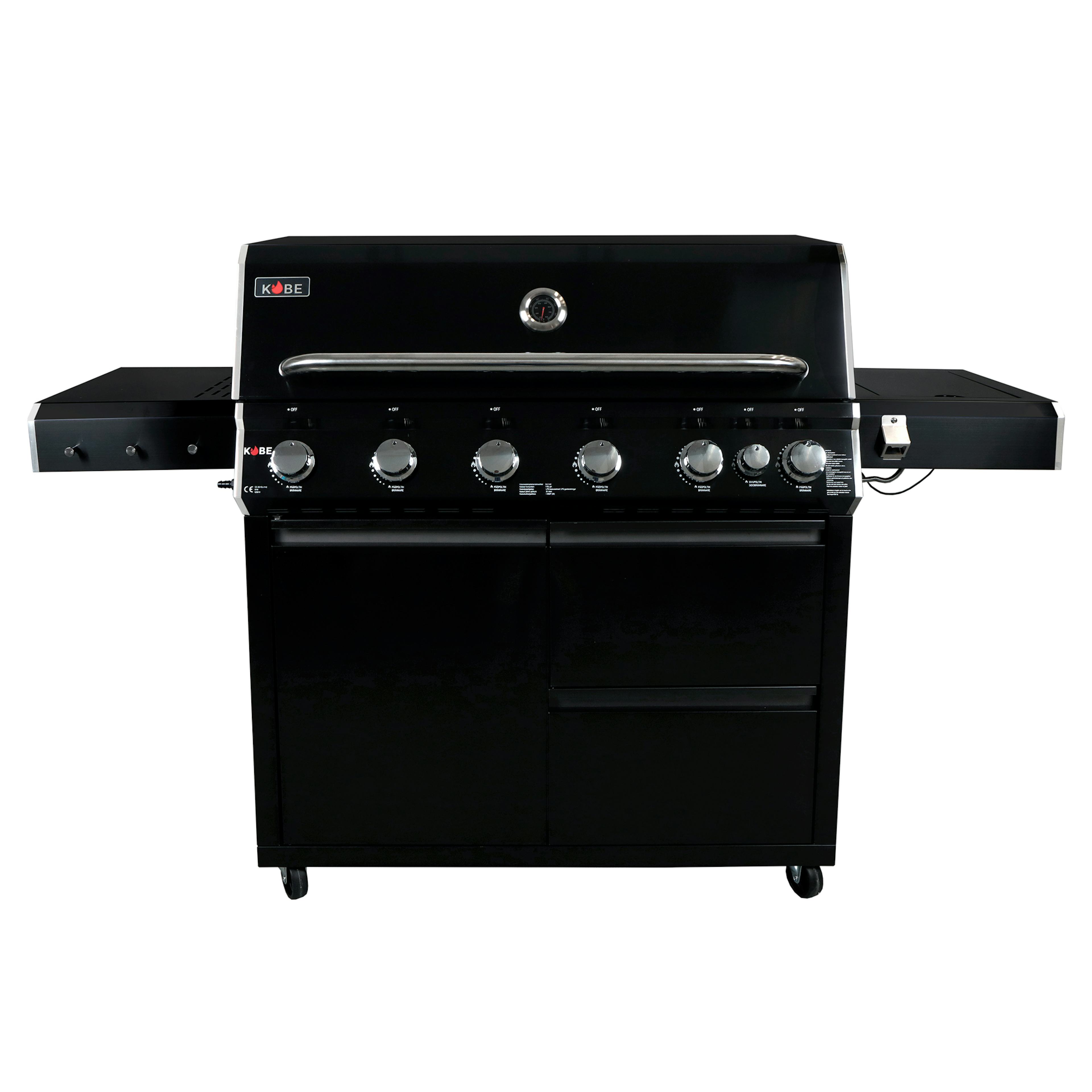 Gasolgrill Kobe Premium 6+1 PRE Svart