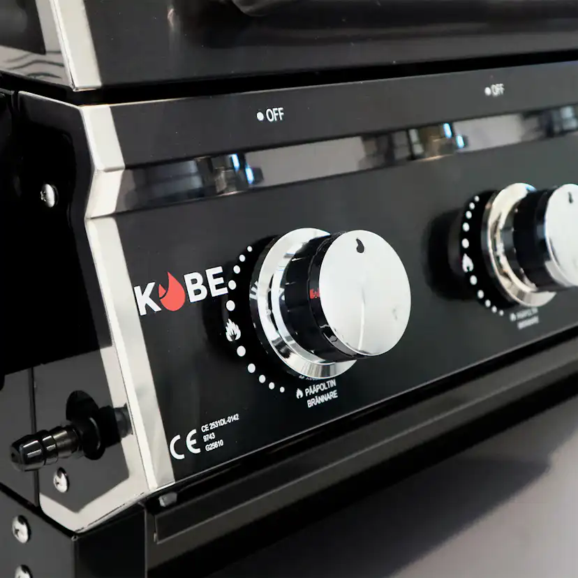 Gasolgrill Kobe Premium 6+1 Svart