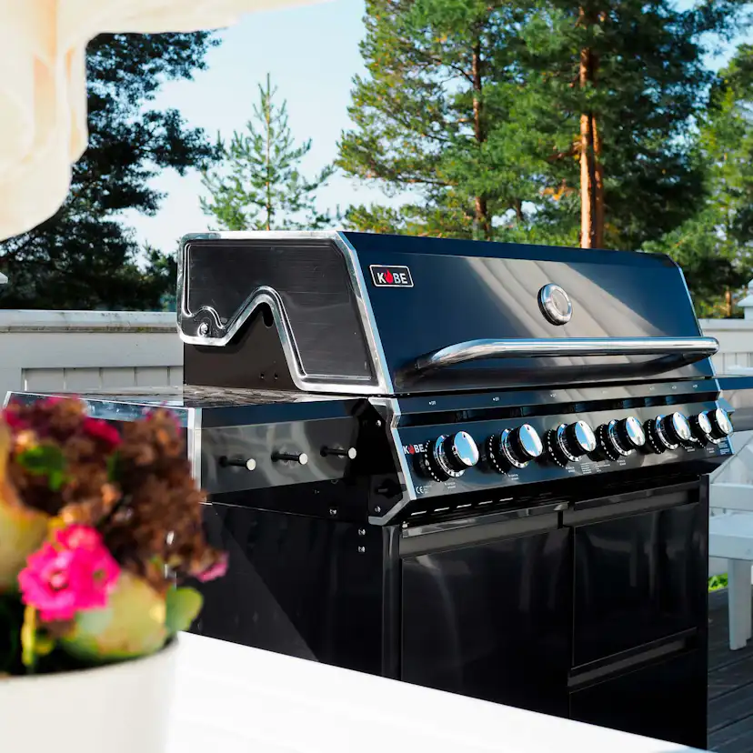 Gasolgrill Kobe Premium 6+1 Svart