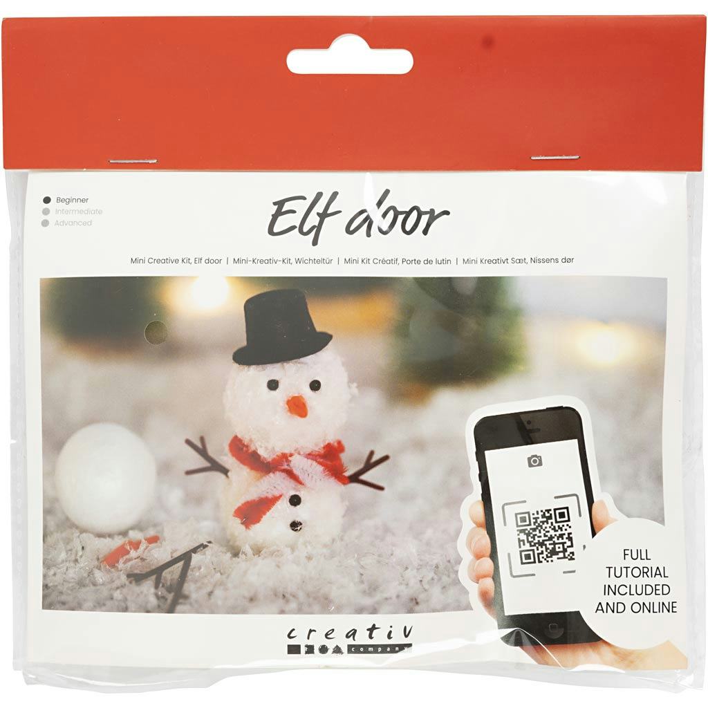 Nissens dörr Creativ Company Mini DIY Kit Snögubbe