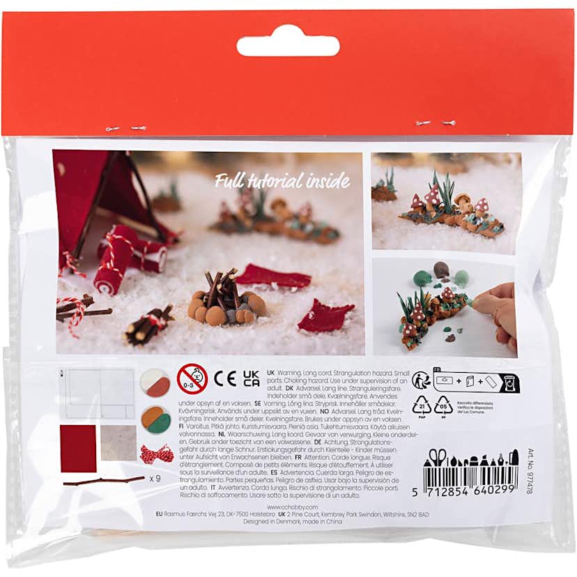 Nissens dörr Creativ Company Mini DIY Kit Campingutflykt