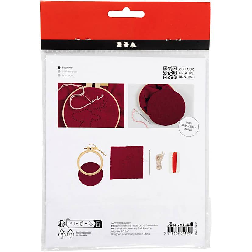 Broderi Creativ Company Mini DIY Kit Ren