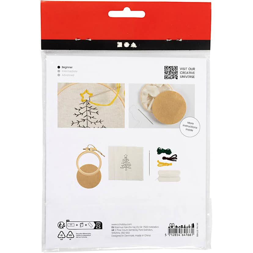 Broderi Creativ Company Mini DIY Kit Julgran