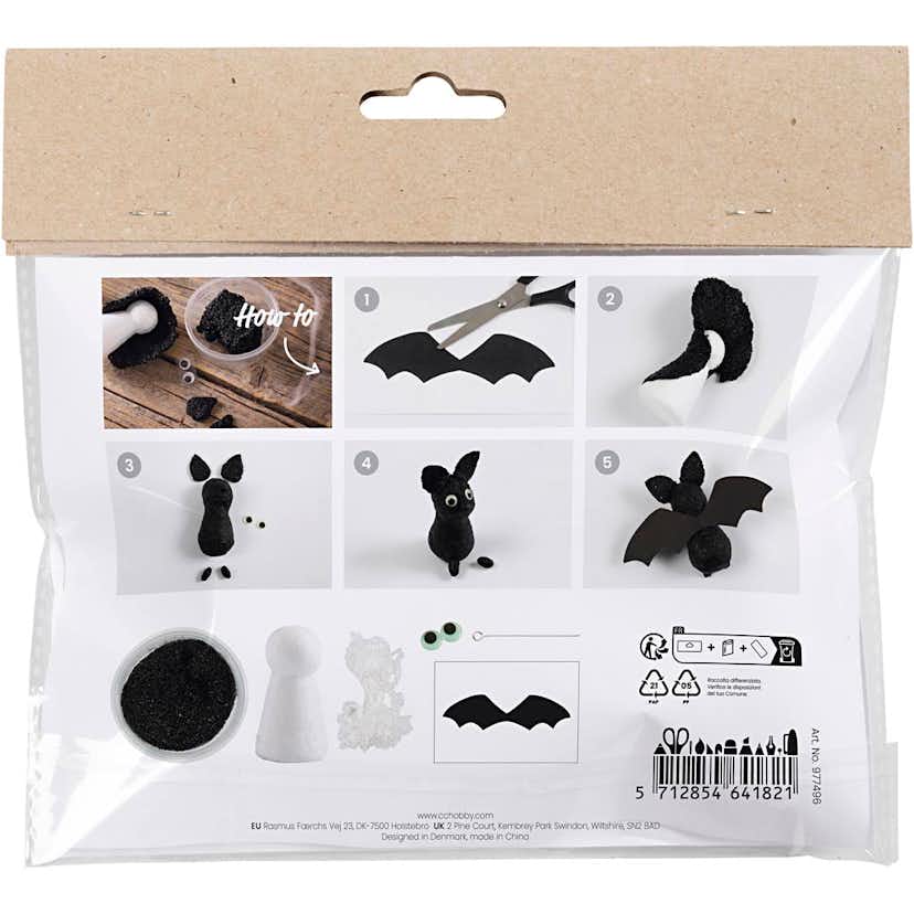 Modellera Creativ Company Mini DIY Kit Fladdermöss