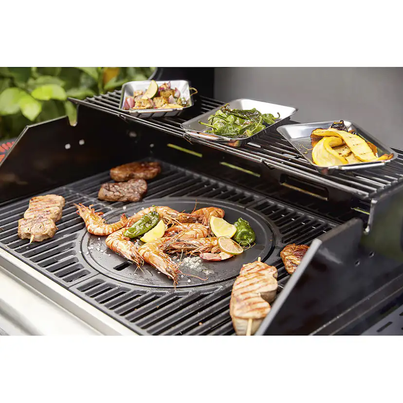 Gasolgrill Landmann Triton 4.1 MaxX 12969 Facelift med Infraröd Sidobrännare & Modulus Gallerkoncept