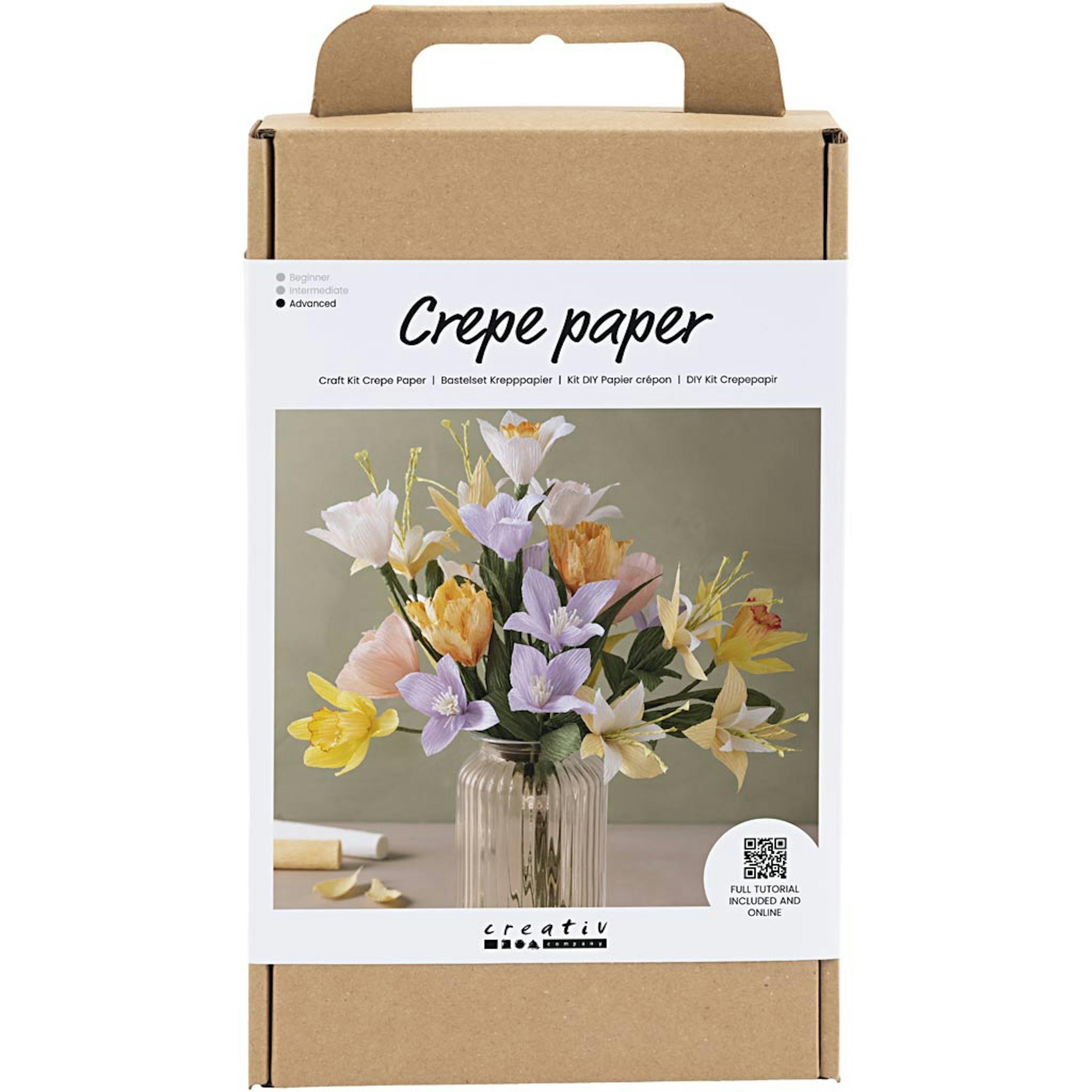 Kräppapper Creativ Company DIY Kit Lilja