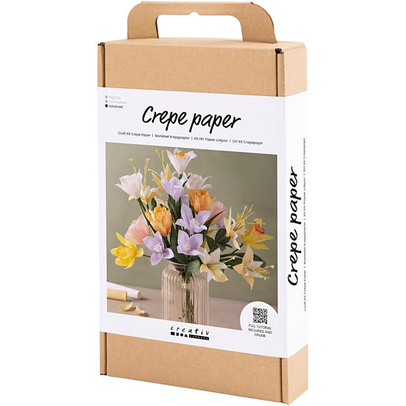 Kräppapper Creativ Company DIY Kit Lilja