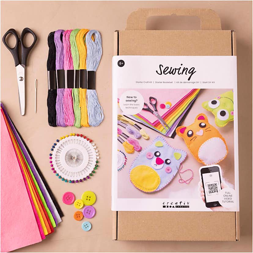 Nallebjörnar Creativ Company Start DIY Kit Sömnad