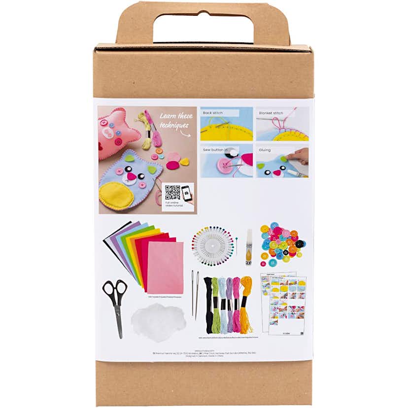 Nallebjörnar Creativ Company Start DIY Kit Sömnad