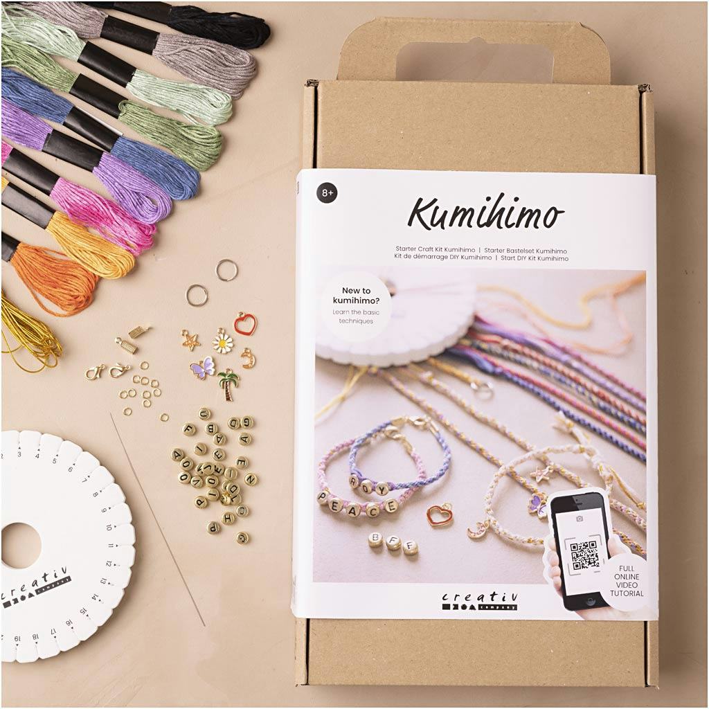 Vänskapsarmband Creativ Company Start DIY Kit Kumihimo