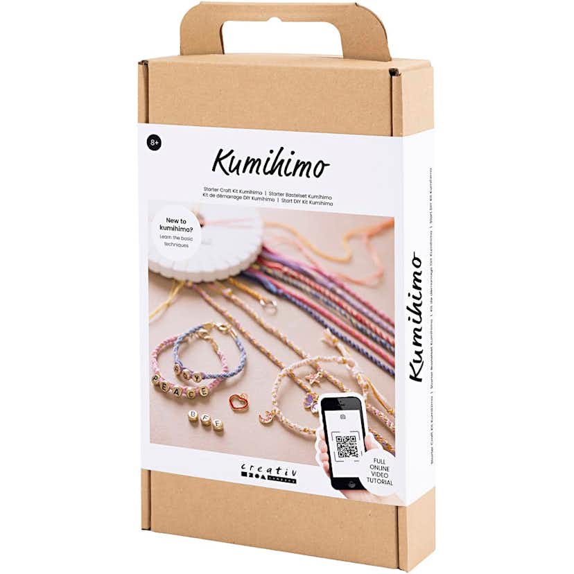 Vänskapsarmband Creativ Company Start DIY Kit Kumihimo