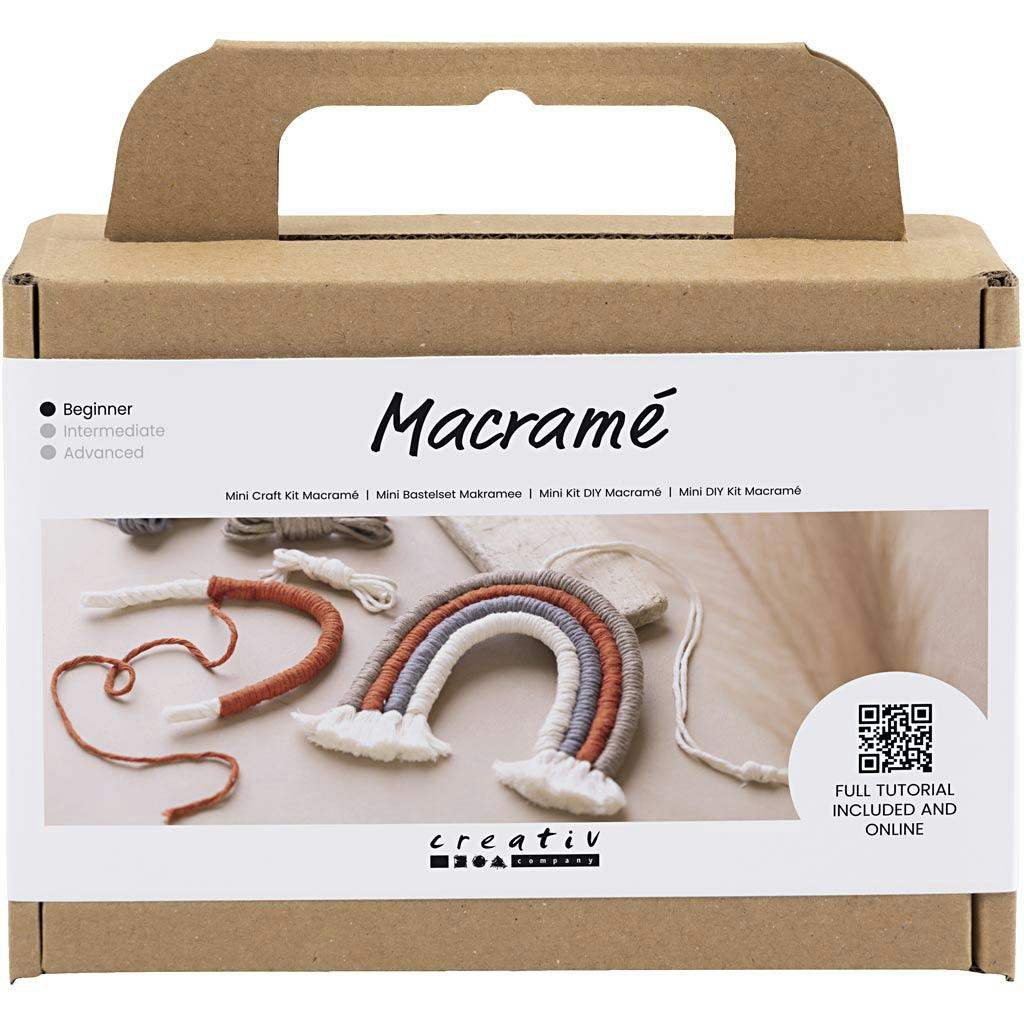 Regnbåge Creativ Company Mini DIY Kit Makramé,
