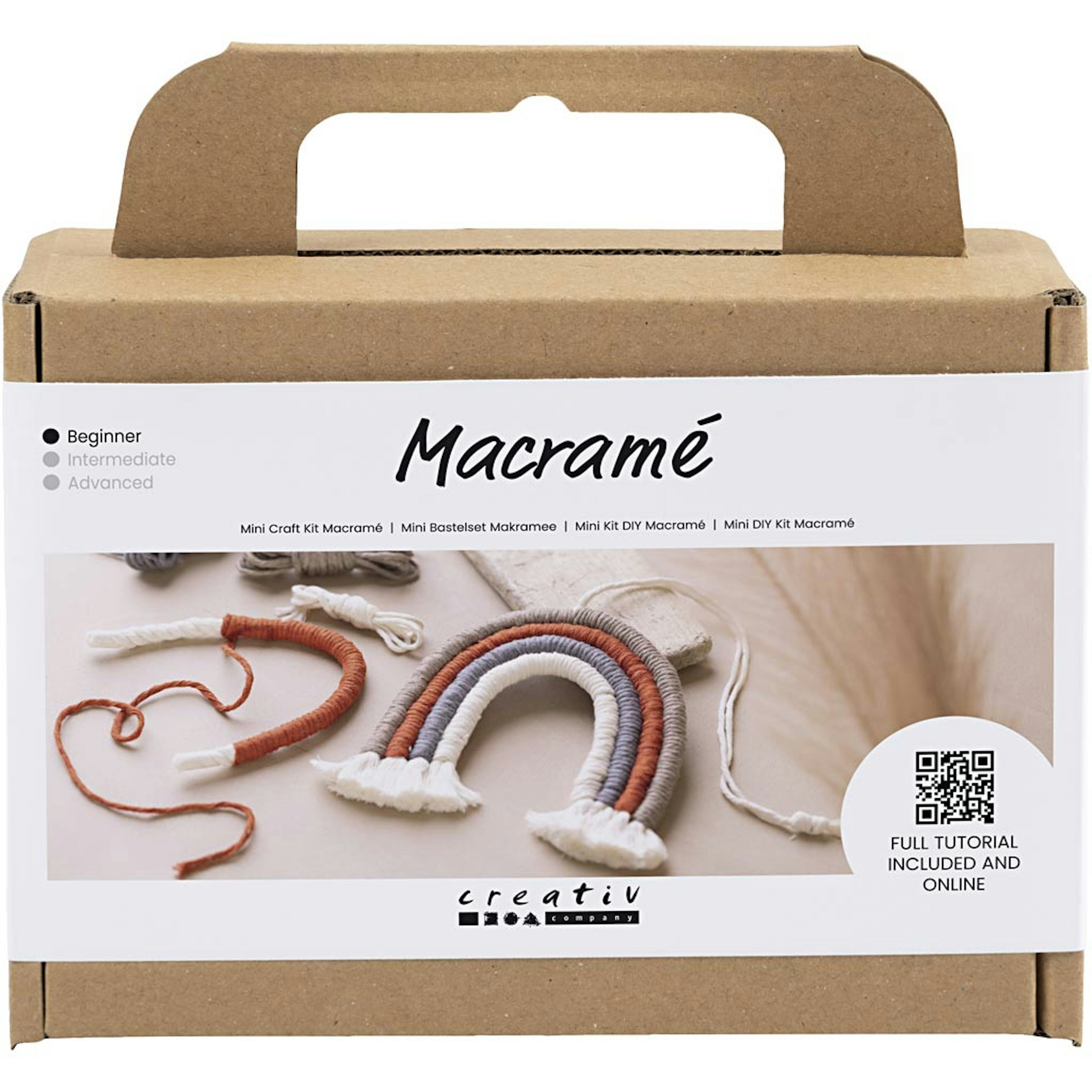 Regnbåge Creativ Company Mini DIY Kit Makramé,