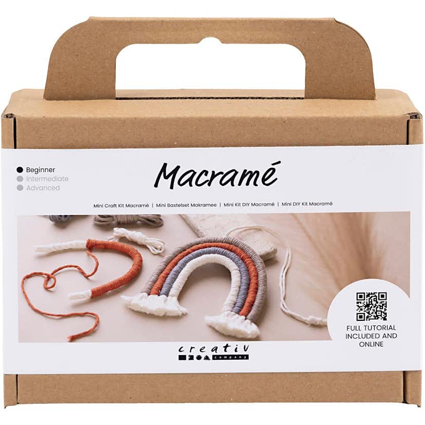 Regnbåge Creativ Company Mini DIY Kit Makramé,