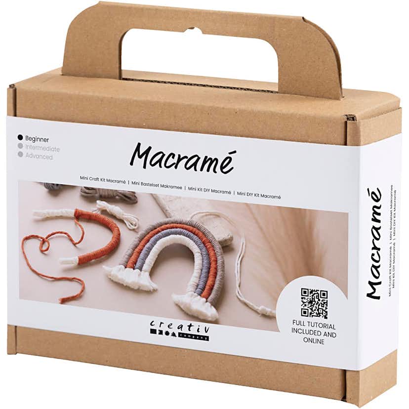 Regnbåge Creativ Company Mini DIY Kit Makramé,