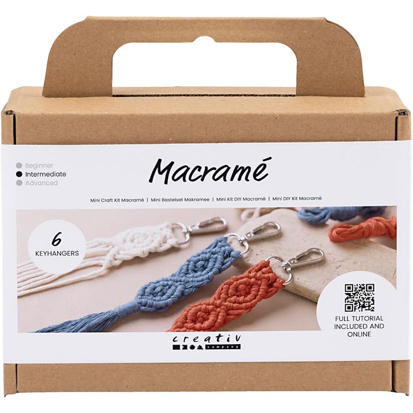 Nyckelringar Creativ Company Mini DIY Kit Makramé