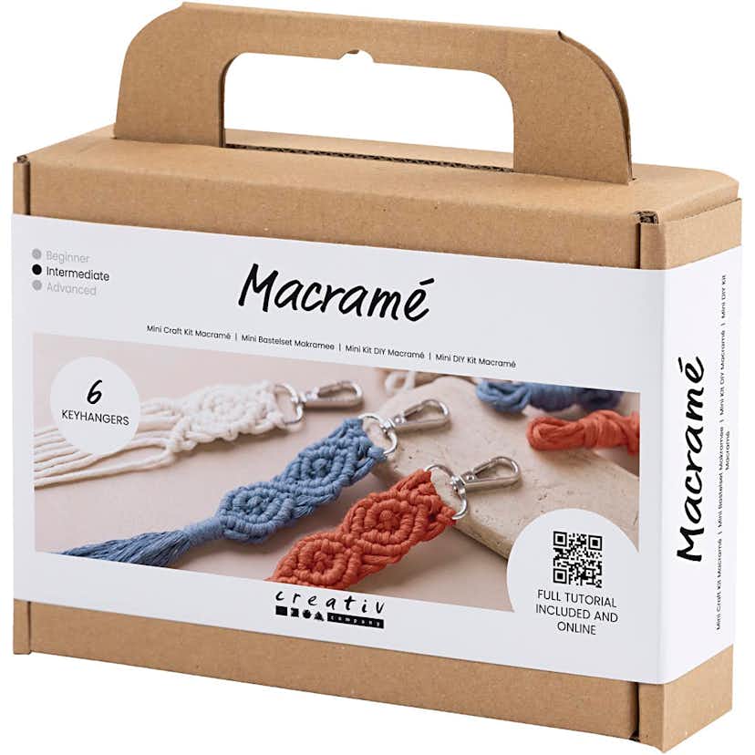 Nyckelringar Creativ Company Mini DIY Kit Makramé