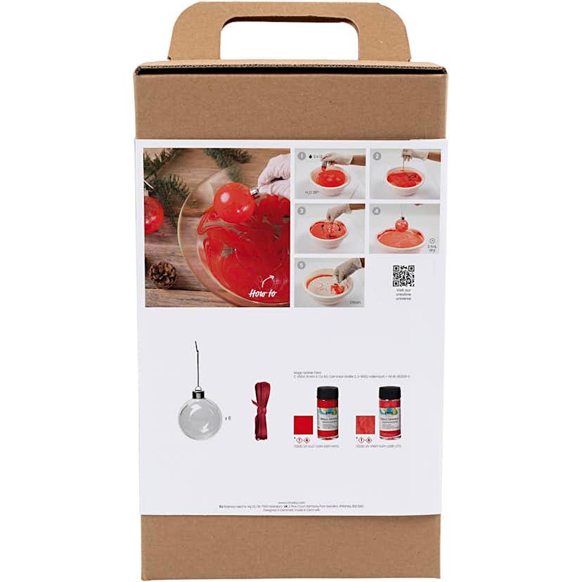 Julgranskulor Creativ Company DIY Kit Marmorering
