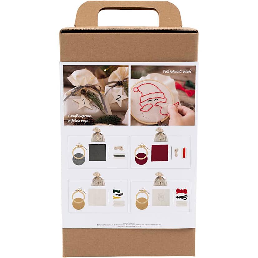 Adventskalender Creativ Company Broderi