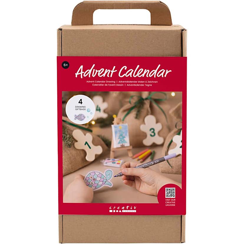 Adventskalender Creativ Company Teckna Ritning