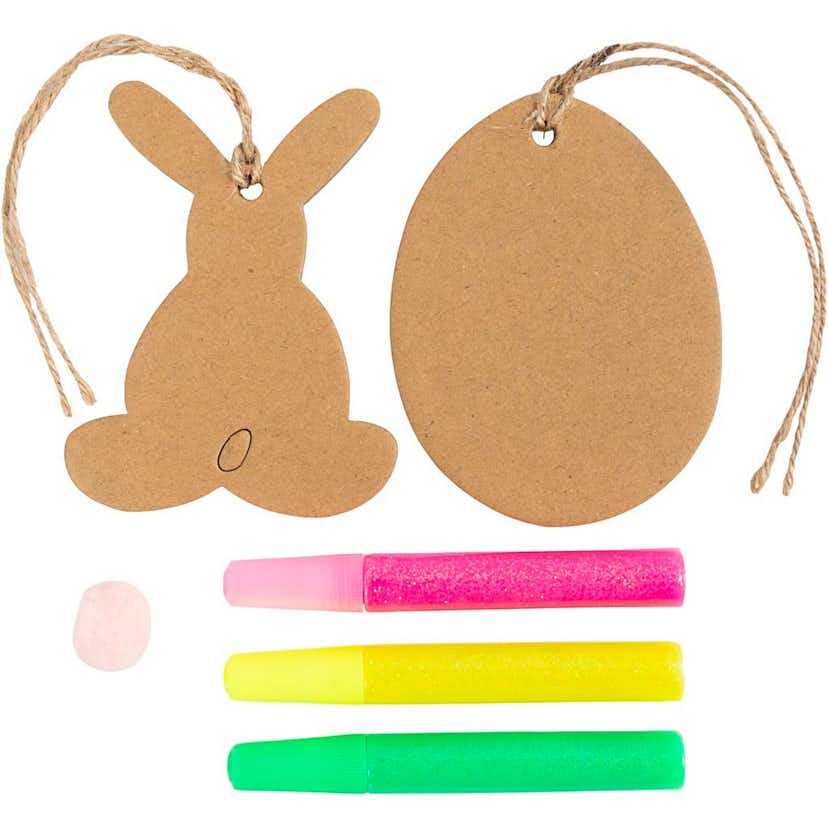 DIY-kit Creativ Company Dekoration Ägg och Kanin