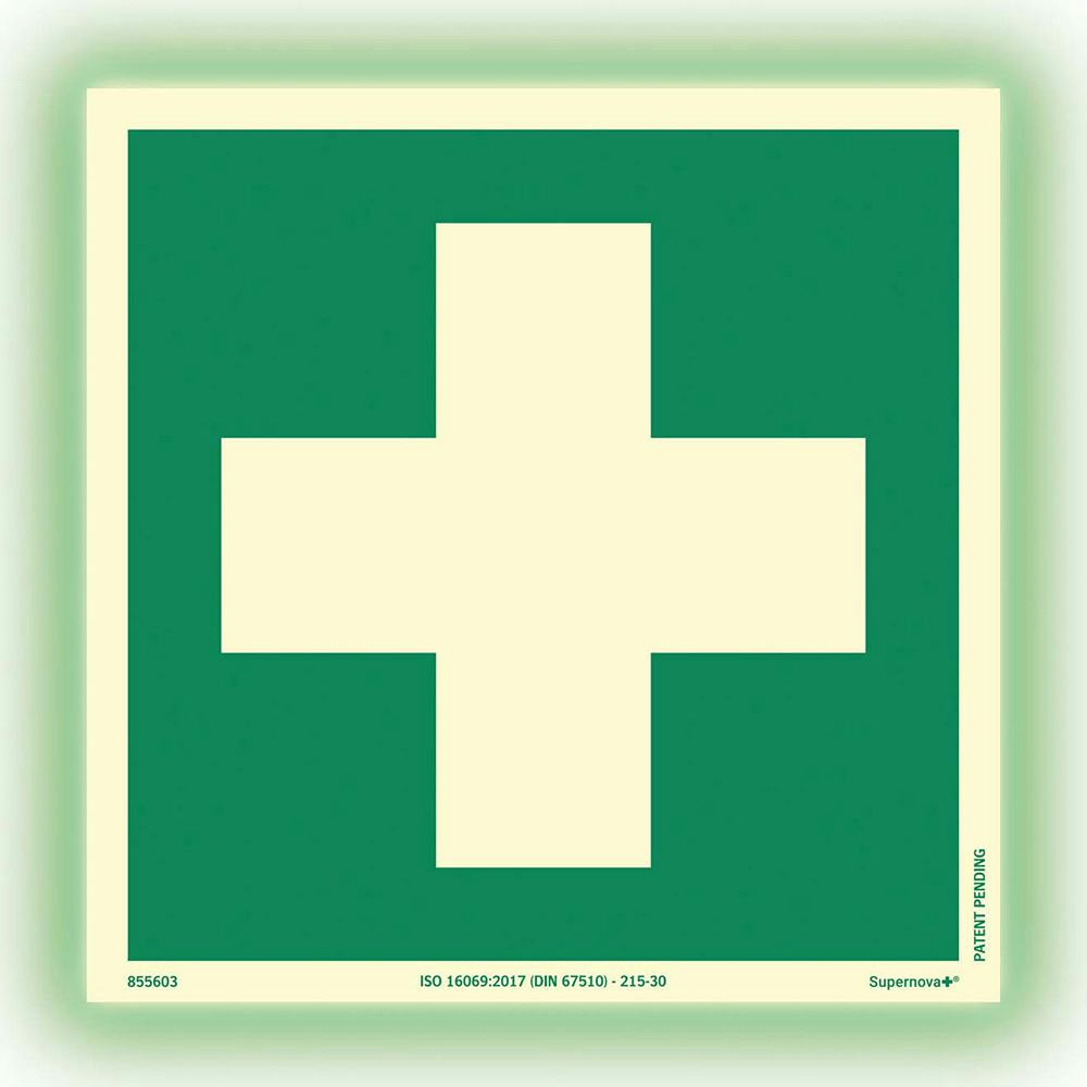 Skylt Systemtext Första Hjälpen Supernova+