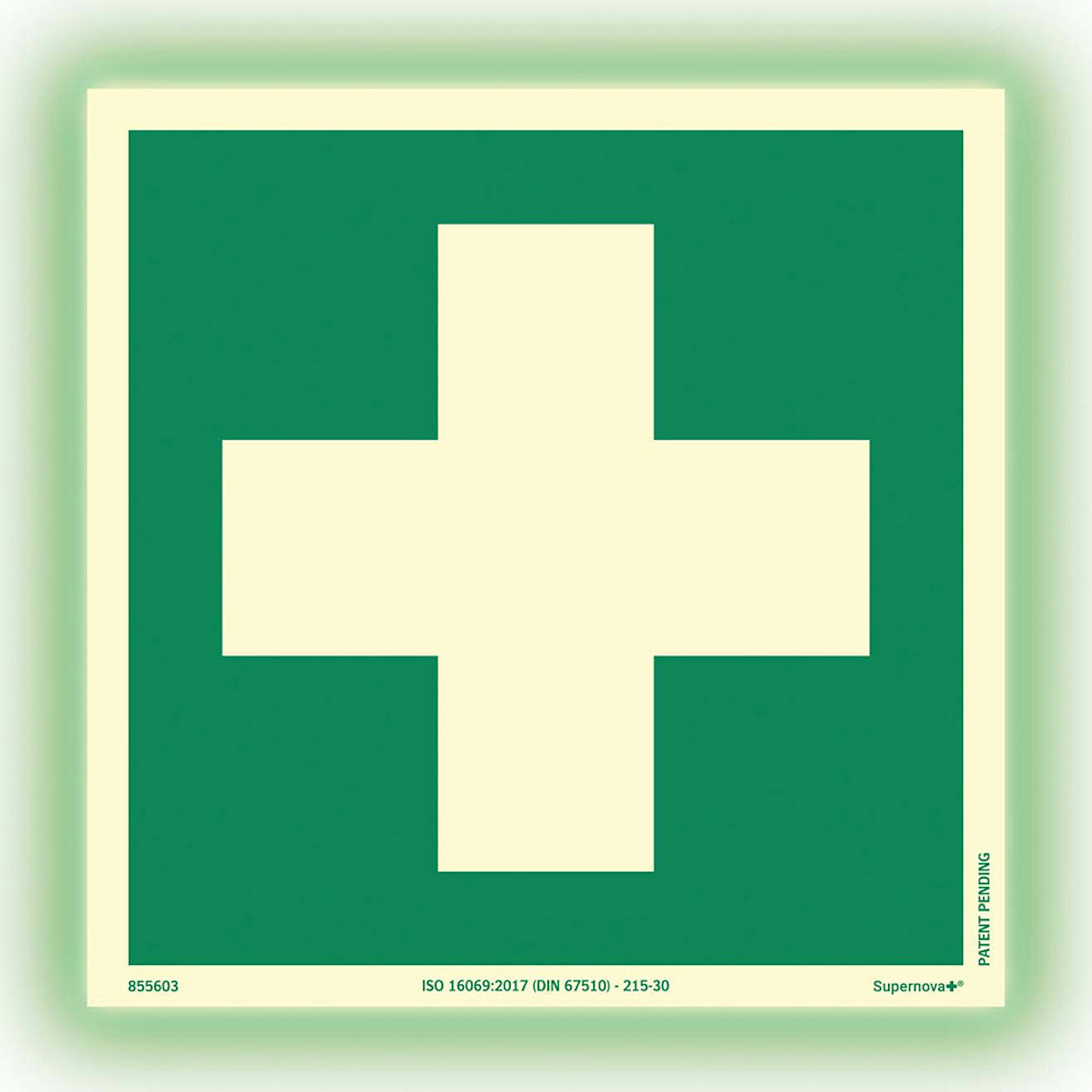 Skylt Systemtext Första Hjälpen Supernova+