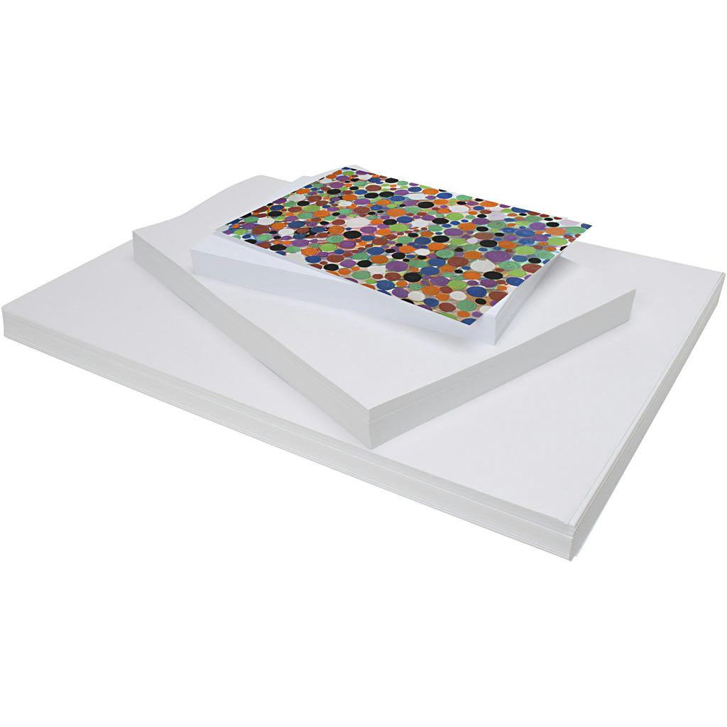 Färgad Kartong Creativ Company Vit