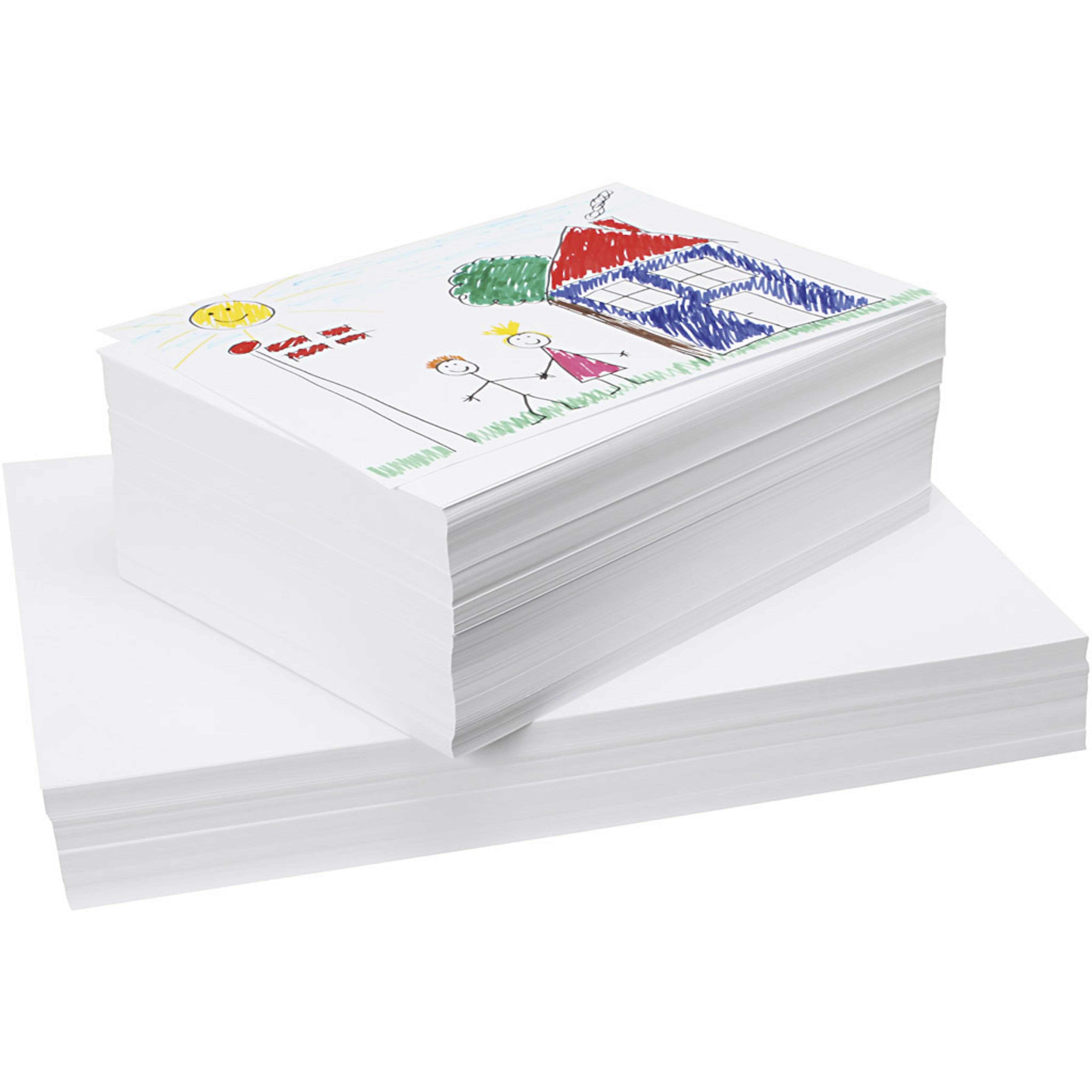 Kvalitetspapper Creativ Company Vit 750 ark