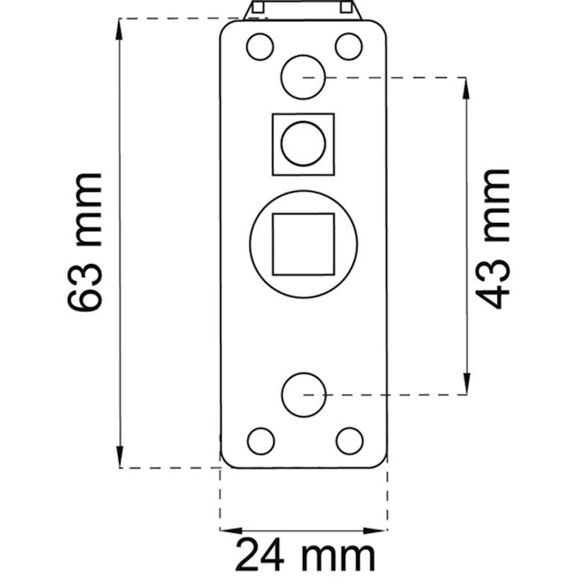 Handtagsspärr Habo 2144
