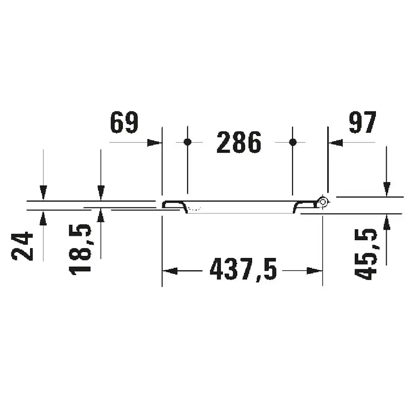 Toalettsits Duravit Me by Starck 002009 Mjukstängande