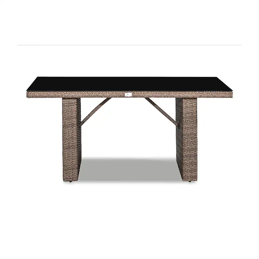 Utebord Comfort Garden James Glasskiva 85x145 cm Utomhus