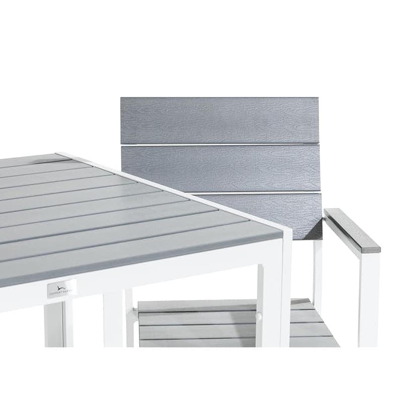 Matgrupp Utomhus Comfort Garden Tunis 90 med 2 StapelTrädgårdsstolar