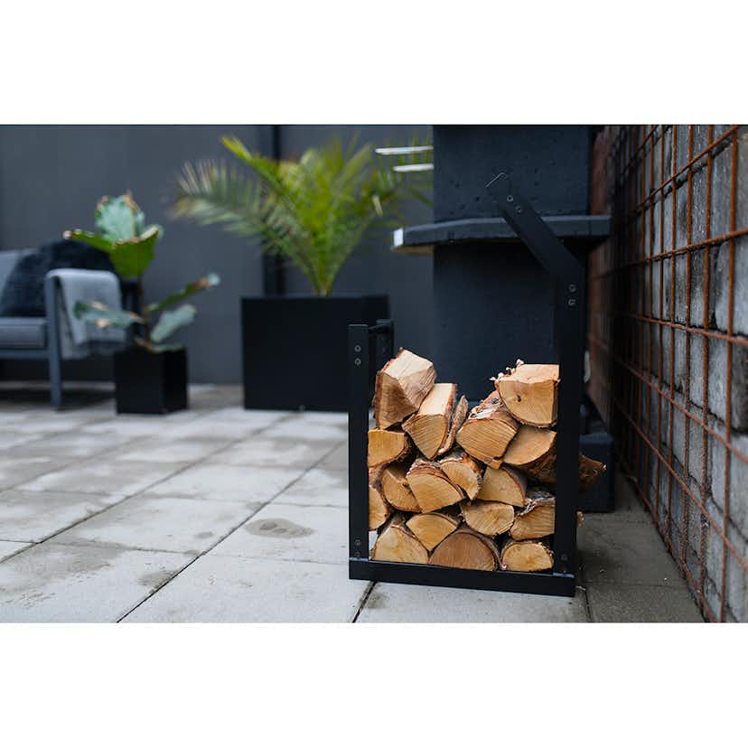 Vedställ Skotte Garden Metall Svart