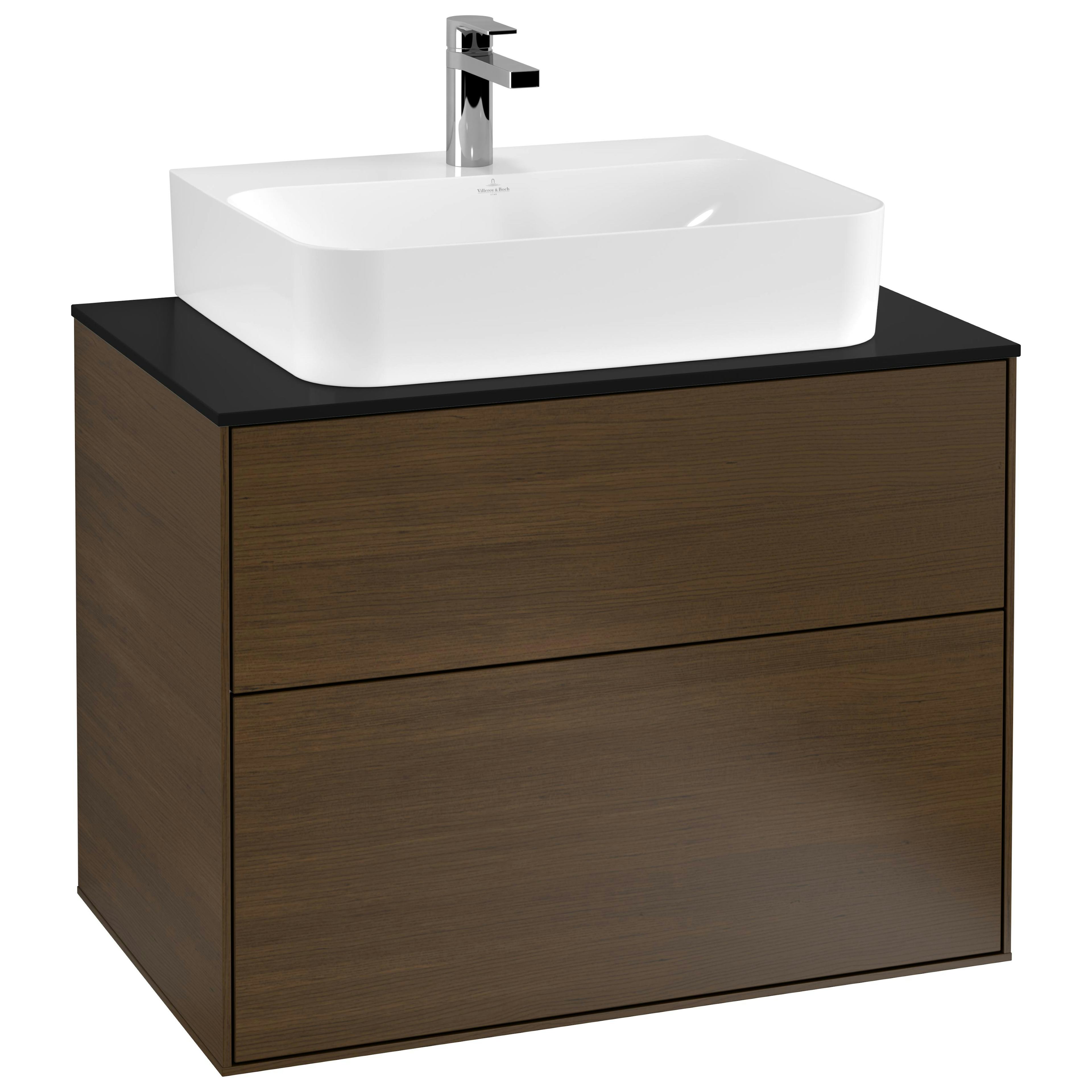 Tvättställsskåp Villeroy & Boch Finion med 2 Lådor och Bänkskiva för Centrerat Tvättställ