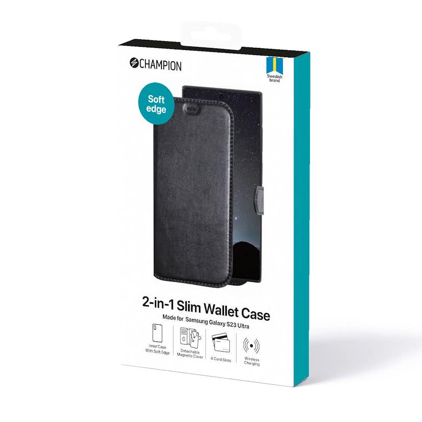 Mobilskal Champion 2-in-1 Slim Wallet Case Galaxy S23 Ultra