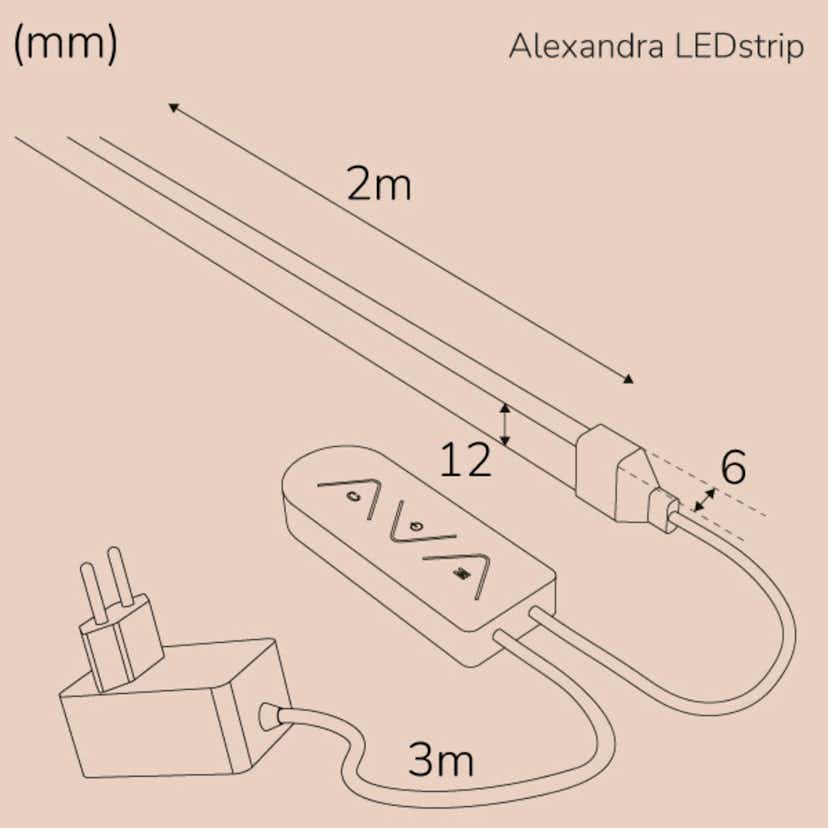 Ledstrip Llitt Alexandra Kit RGBIC Neon SMART
