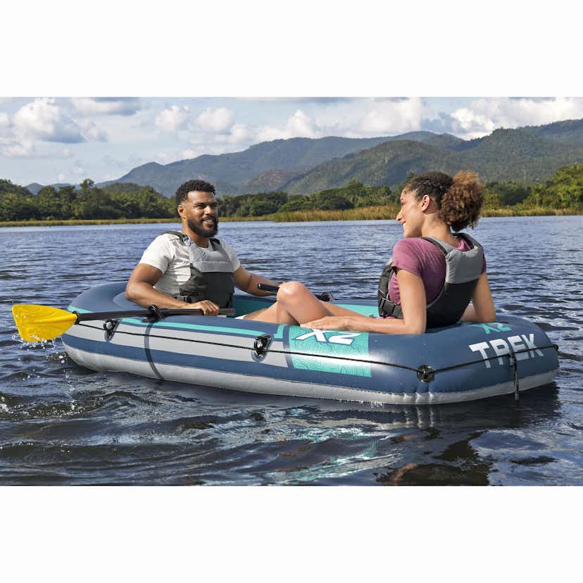 Gummibåt Bestway Hydro Force Treck X2 Set 232 x 118 cm
