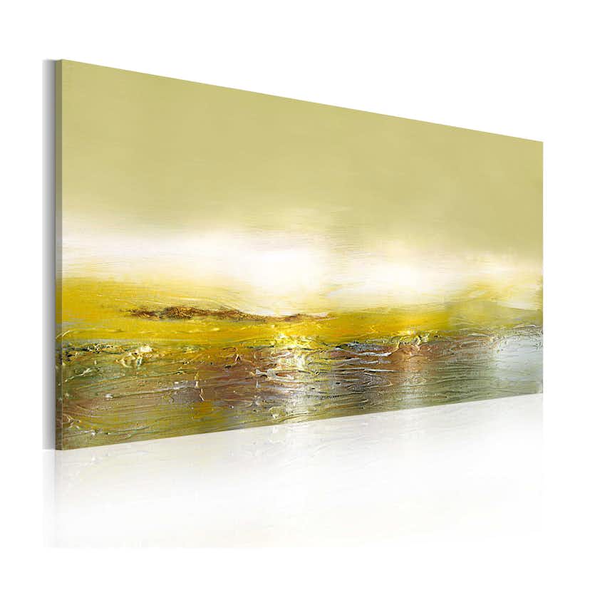 Handmålad Tavla Arkiio Mötande Vågen 120x60