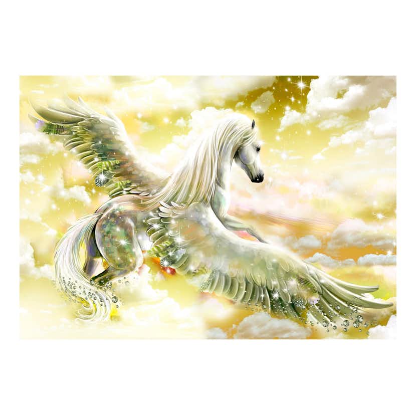 Fototapet Arkiio Självhäftande Pegasus Yellow