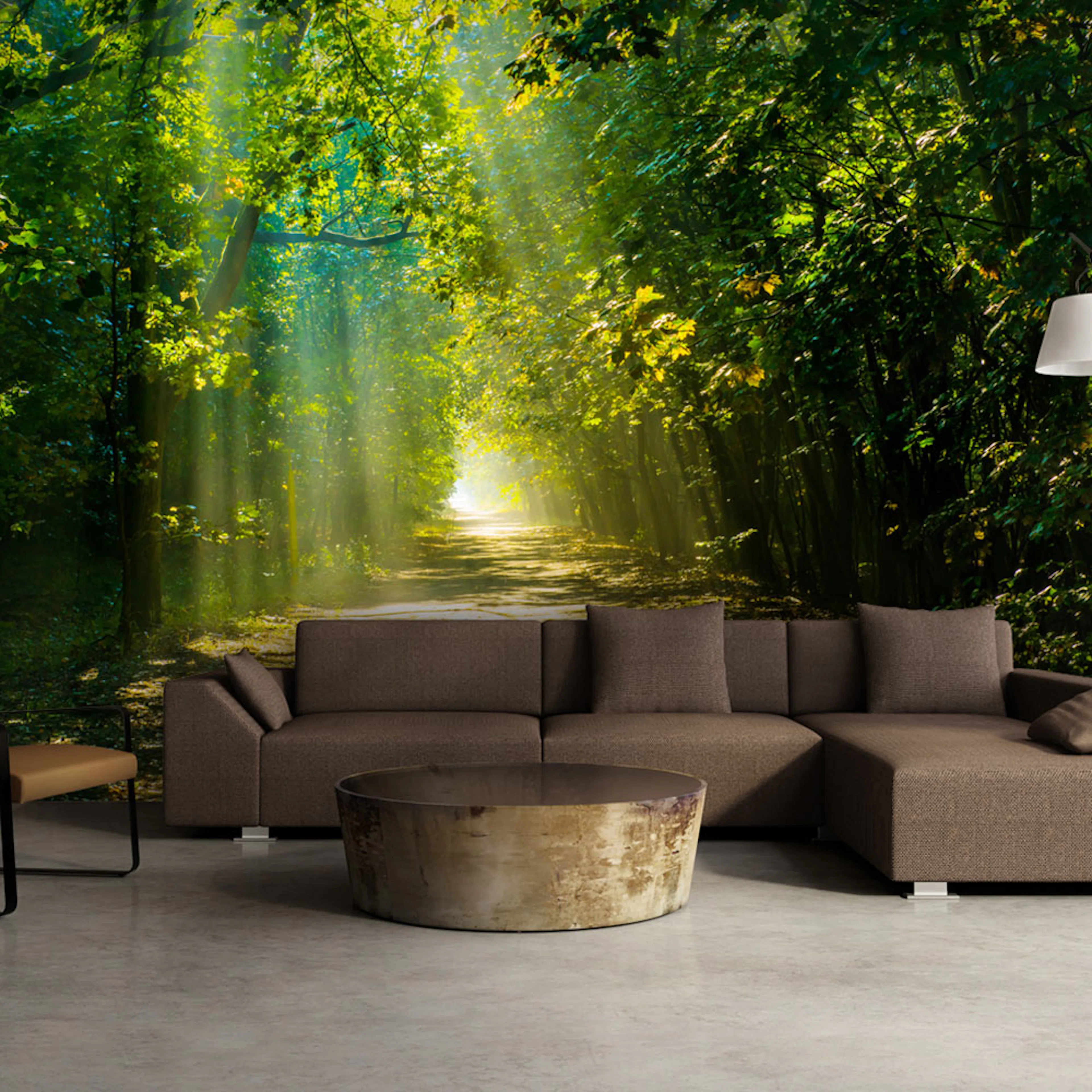 Fototapet Arkiio Självhäftande Road In Sunlight