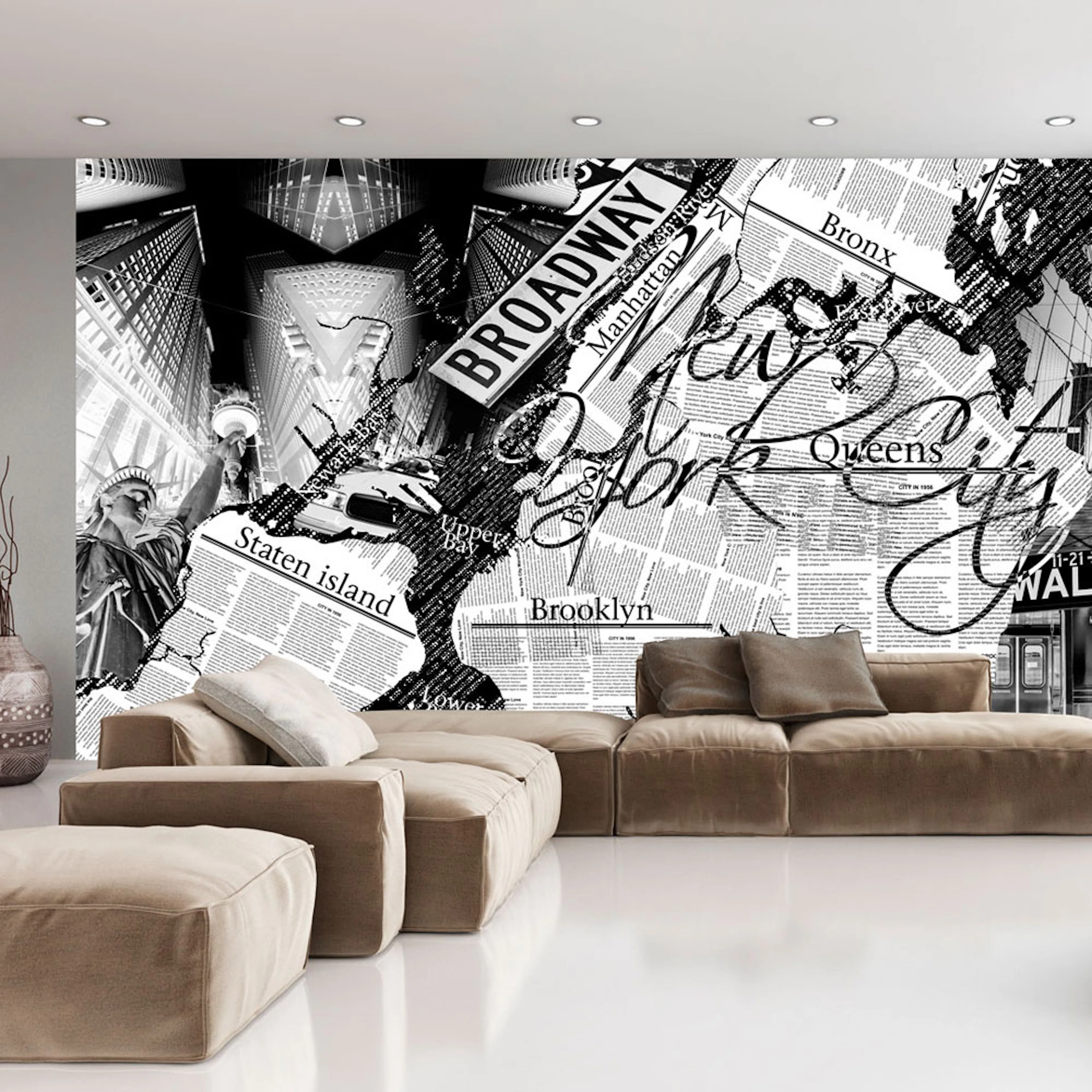 Fototapet Arkiio New York news 450x280 cm