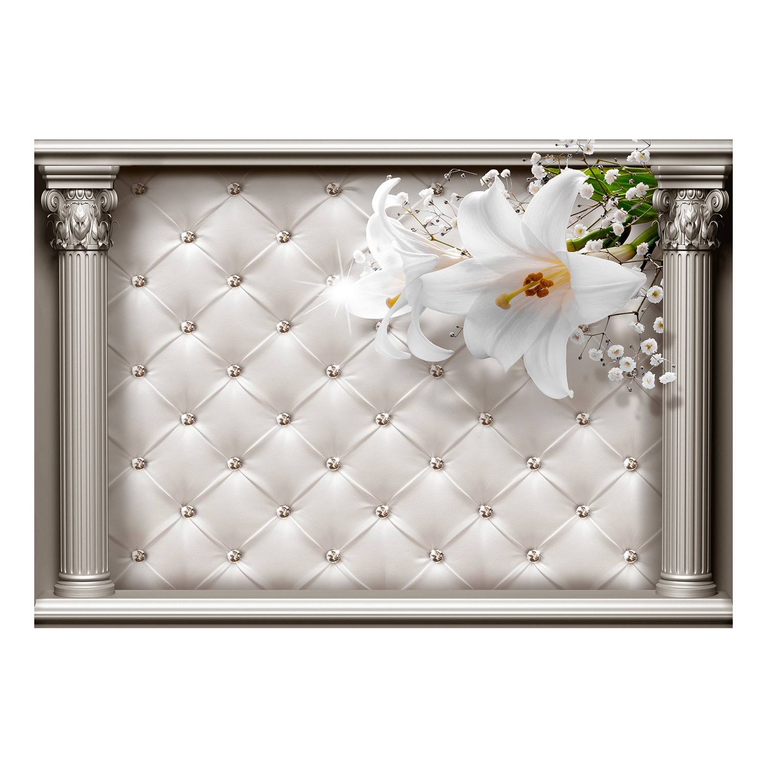 Fototapet Arkiio Självhäftande Columnar Stage