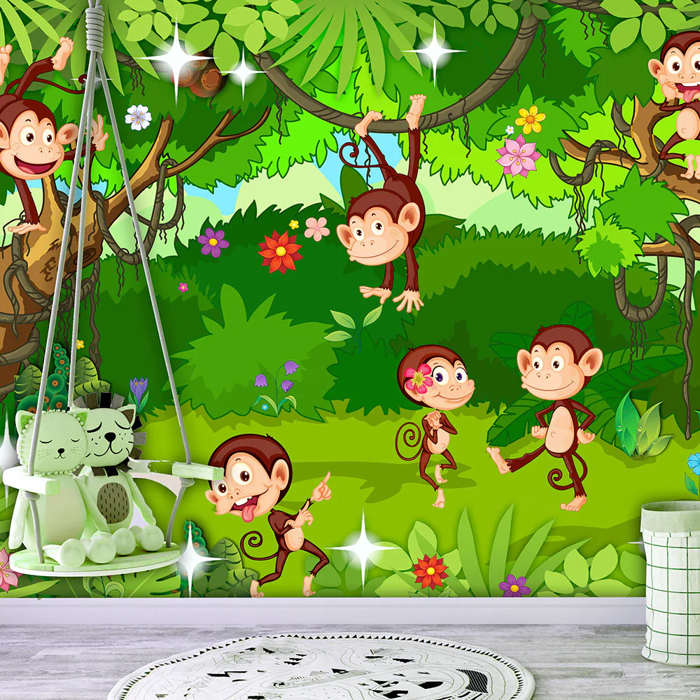 Fototapet Arkiio Monkey Tricks 450x315 cm